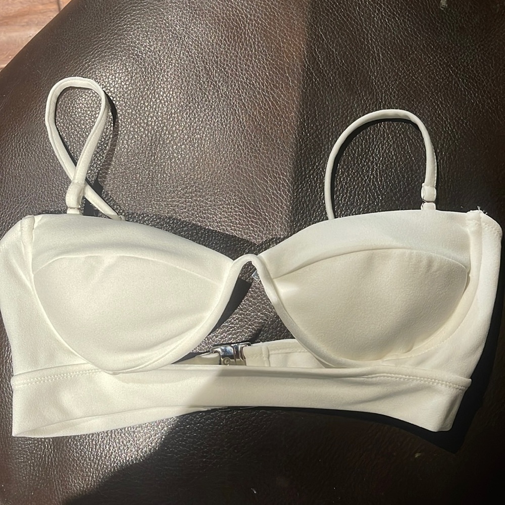 Cute white party top